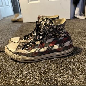 american flag converse! size 10